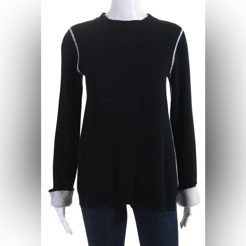 Michael Stars Reversible Black and Gray Sweater